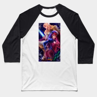 We Must be Strong! - She-Ra & Catra Baseball T-Shirt